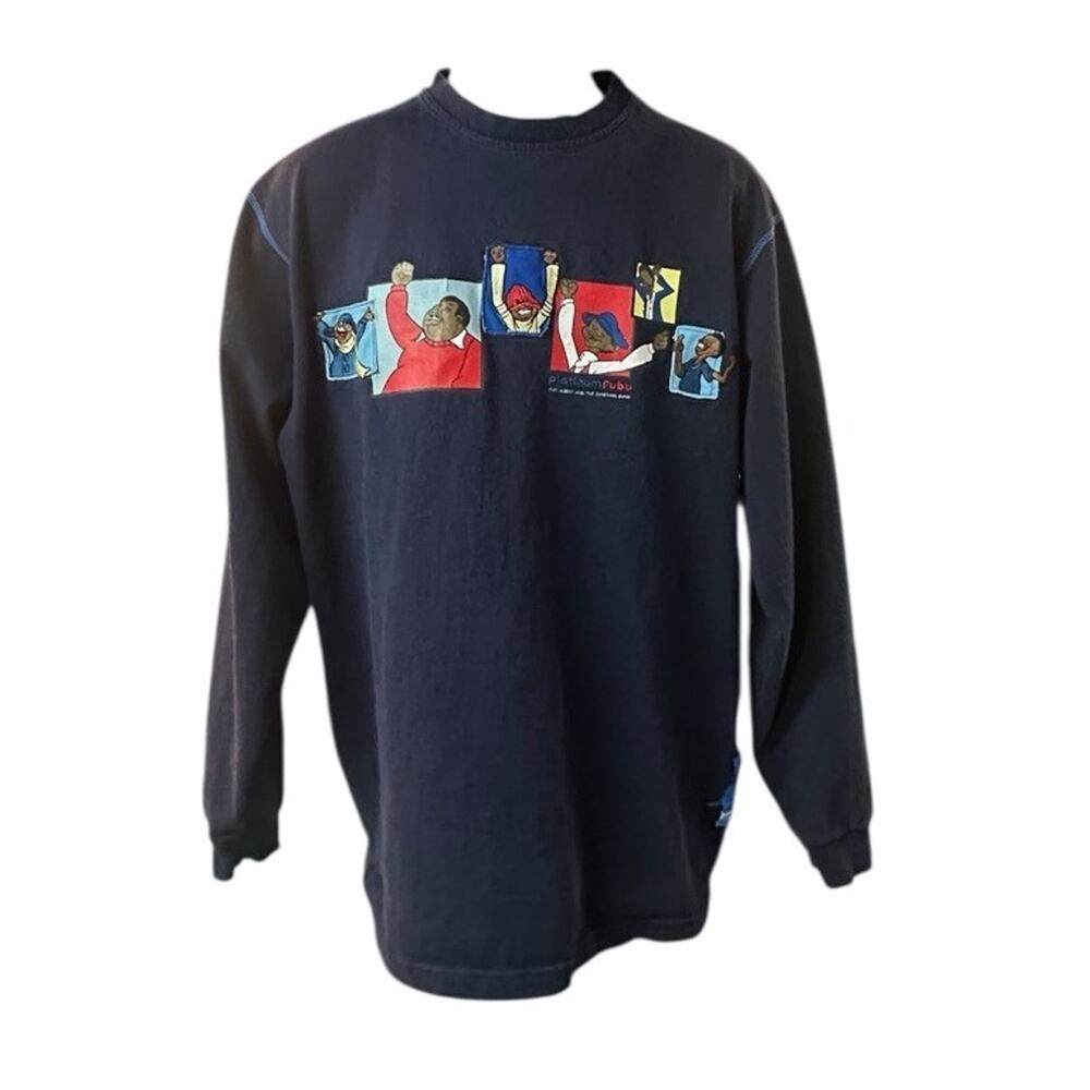 Vintage Fat Albert Platinum Fubu Long Sleeve T Shirt L Junkyard Gang Y2k 90s